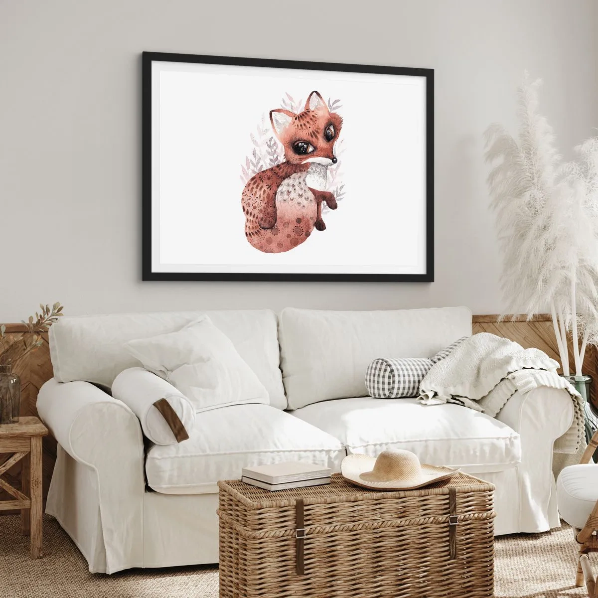 Plakat w czarnej ramie - Tylko pokochać - 91x61 cm