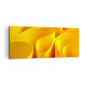 Obraz na płótnie - Jak fale słońca - 100x40 cm