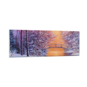 Obraz na szkle - Spotkajmy się tu - 90x30 cm