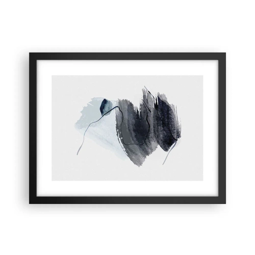 Plakat w czarnej ramie - Intensywność i ruch - 40x30 cm