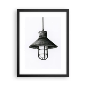Plakat w czarnej ramie - Jak przed laty… - 30x40 cm