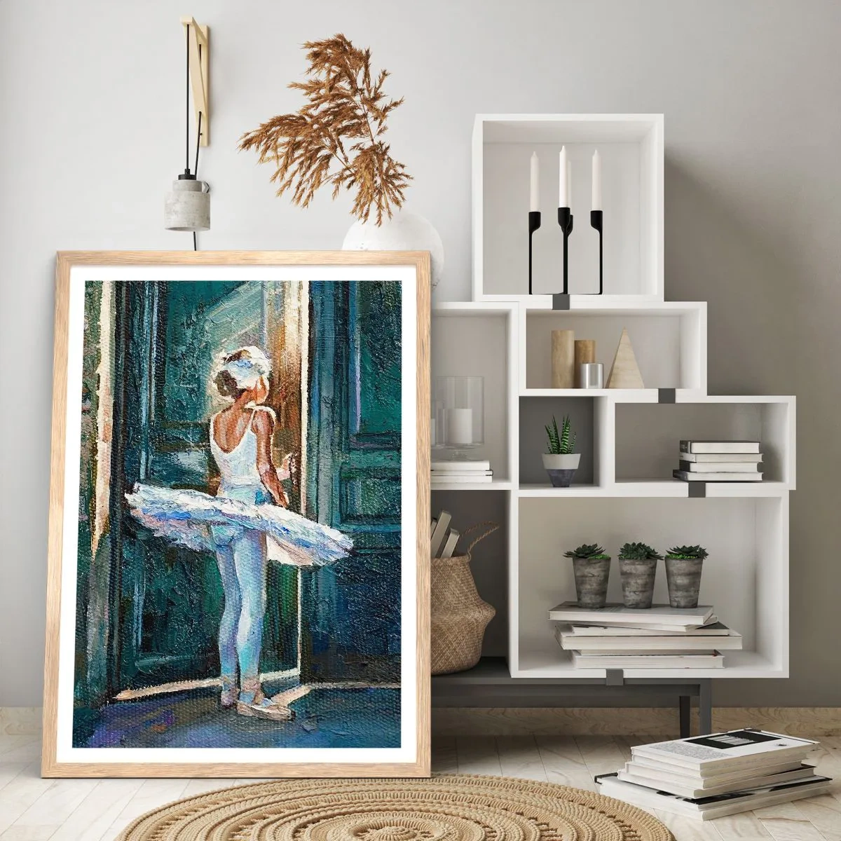 Plakat w ramie jasny dąb - Przed popisem - 61x91 cm