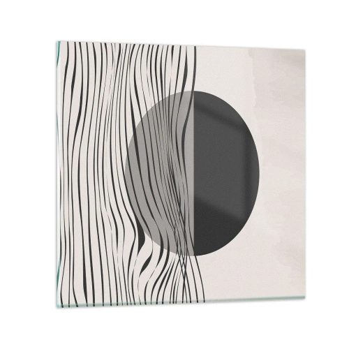 Obraz na szkle - Kompozycja połowiczna - 60x60 cm
