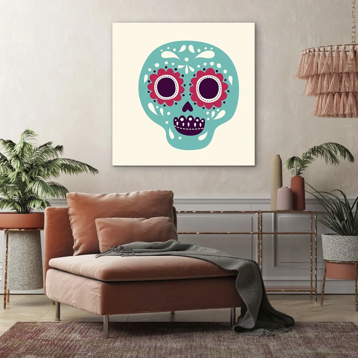 Obraz na płótnie - Życie – zabawa aż do śmierci - 30x30 cm