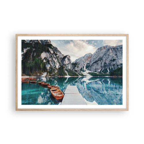 Plakat w ramie jasny dąb - Pokażemy ci piękno - 91x61 cm