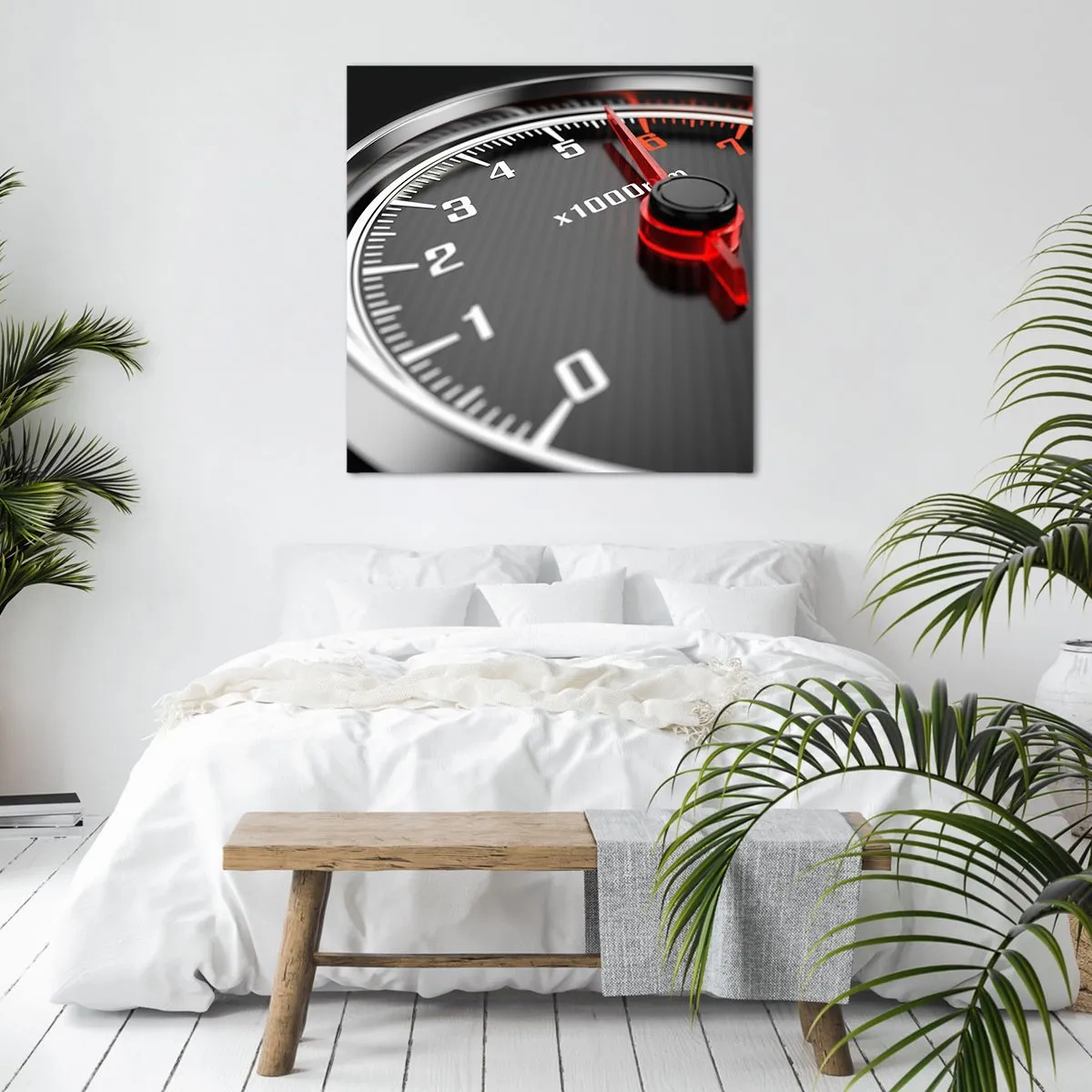 Obraz na płótnie - Gaz do dechy - 60x60 cm