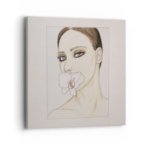 Obraz na płótnie - Symbol elegancji i piękna - 40x40 cm