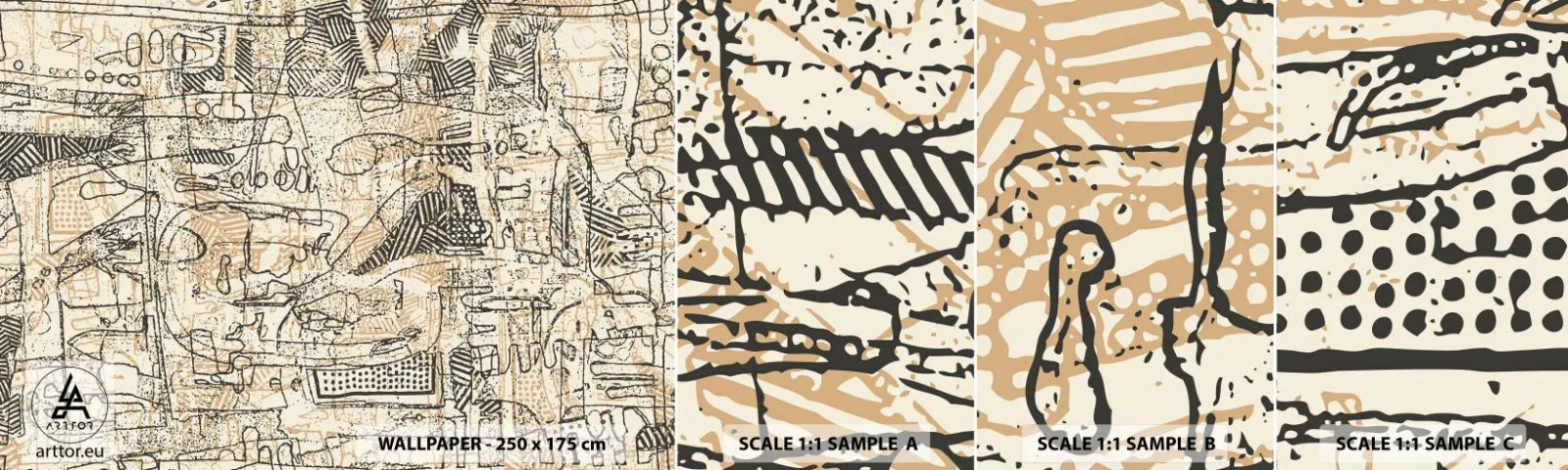 Fototapeta Próbka Samoprzylepna Deluxe Sticker - Czeka na rozszyfrowanie - Grafika, Sztuka, Abstrakcja - 100x30 cm