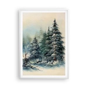 Plakat w białej ramie - Gotowe do Świąt - 70x100 cm