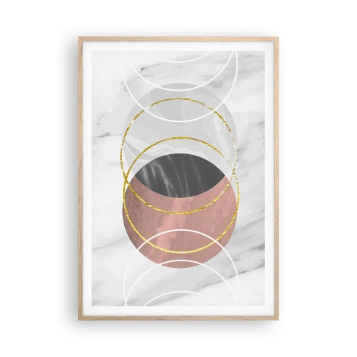 Plakat w ramie jasny dąb - Muzyka sfer - 70x100 cm