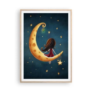 Plakat w ramie jasny dąb - Pewnego razu… - 70x100 cm