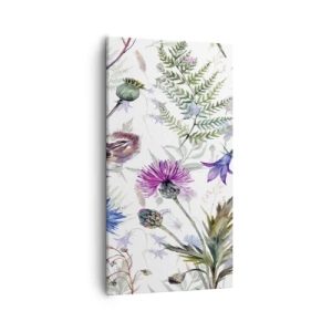 Obraz na płótnie - Polski zielnik - 55x100 cm