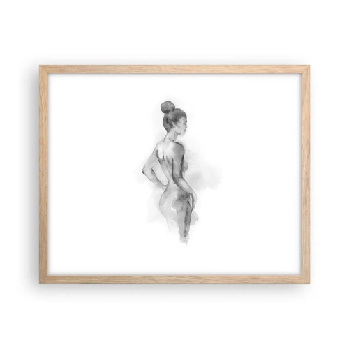 Plakat w ramie jasny dąb - Piękna jak malowanie - 50x40 cm