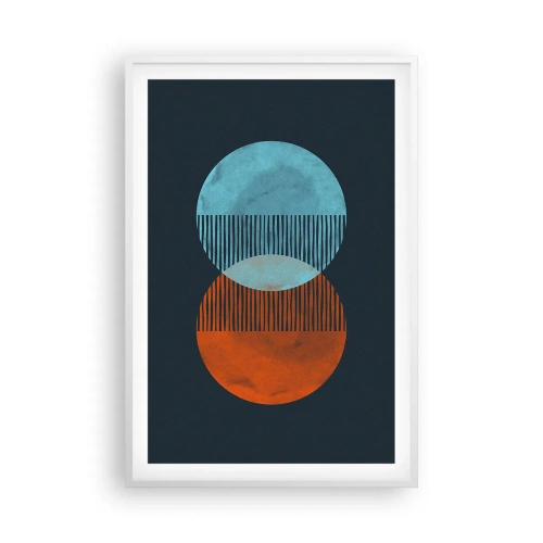 Plakat w białej ramie - Astronomiczna fantazja - 61x91 cm