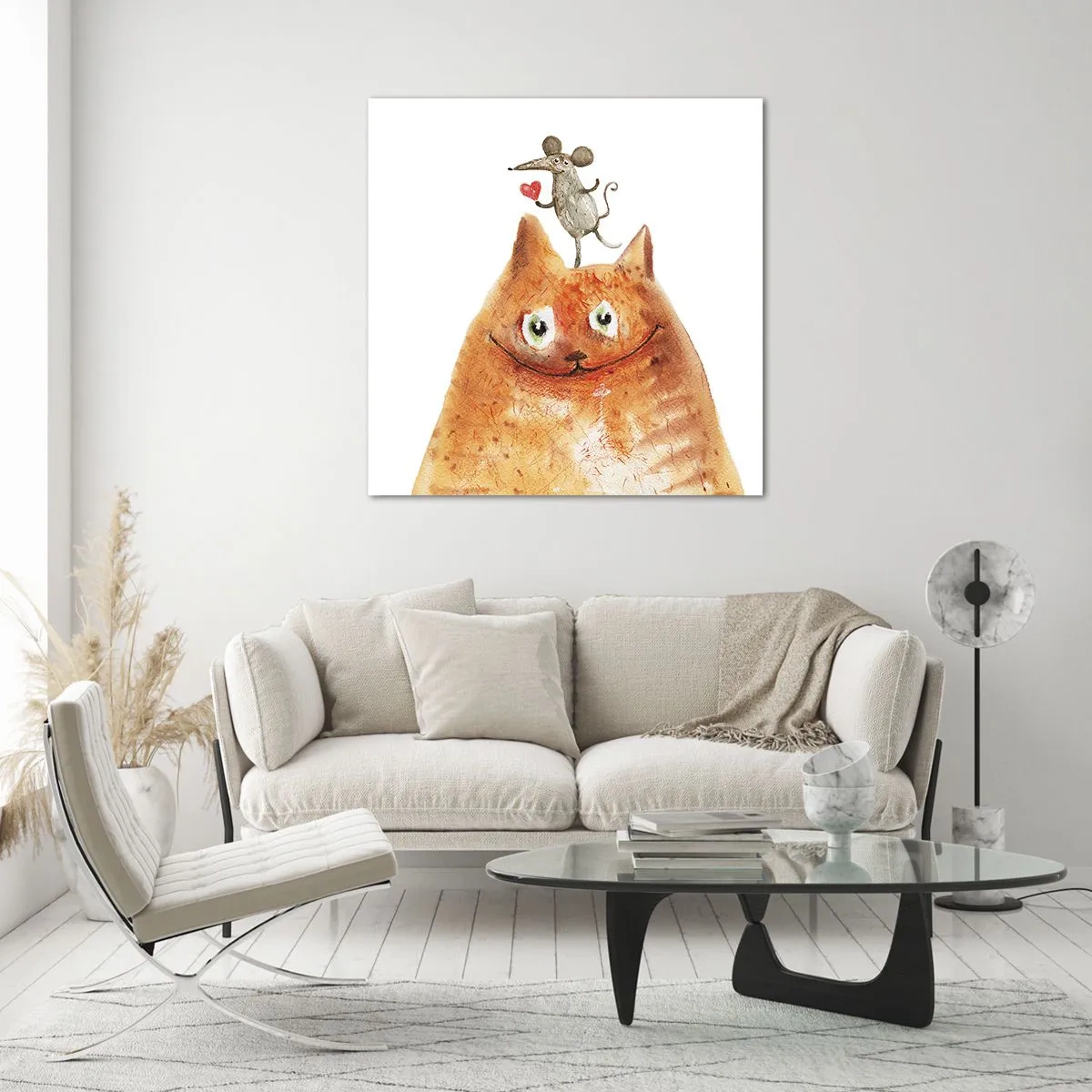 Obraz na szkle - Paradoksy miłości - 50x50 cm