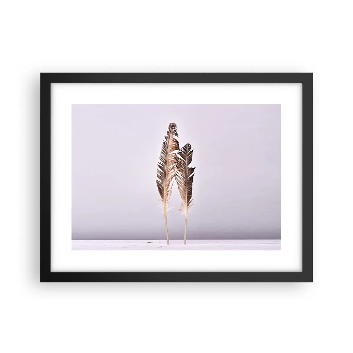 Plakat w czarnej ramie - Przeciw nicości - 40x30 cm