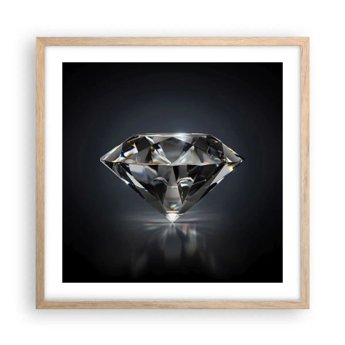 Plakat w ramie jasny dąb - Best girls friend - 50x50 cm