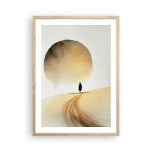Plakat w ramie jasny dąb - Zawsze tęsknota - 50x70 cm