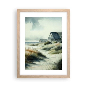 Plakat w ramie jasny dąb - Z dala od zgiełku - 30x40 cm