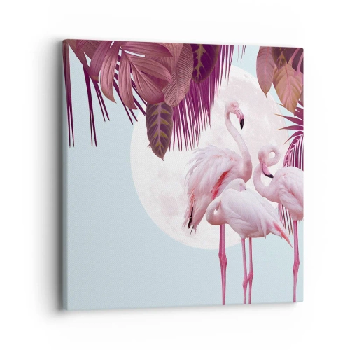 Obraz na płótnie - Trzy ptasie gracje - 40x40 cm