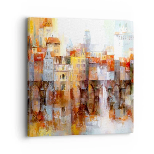 Obraz na płótnie - Pod mostem też pięknie - 40x40 cm