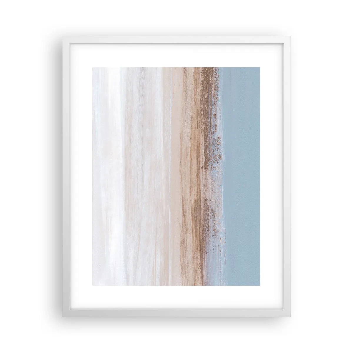 Plakat w białej ramie - Niejednoznaczny pejzaż - 40x50 cm
