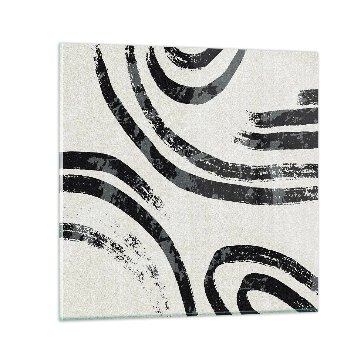 Obraz na szkle - W pół zatrzymany - 40x40 cm