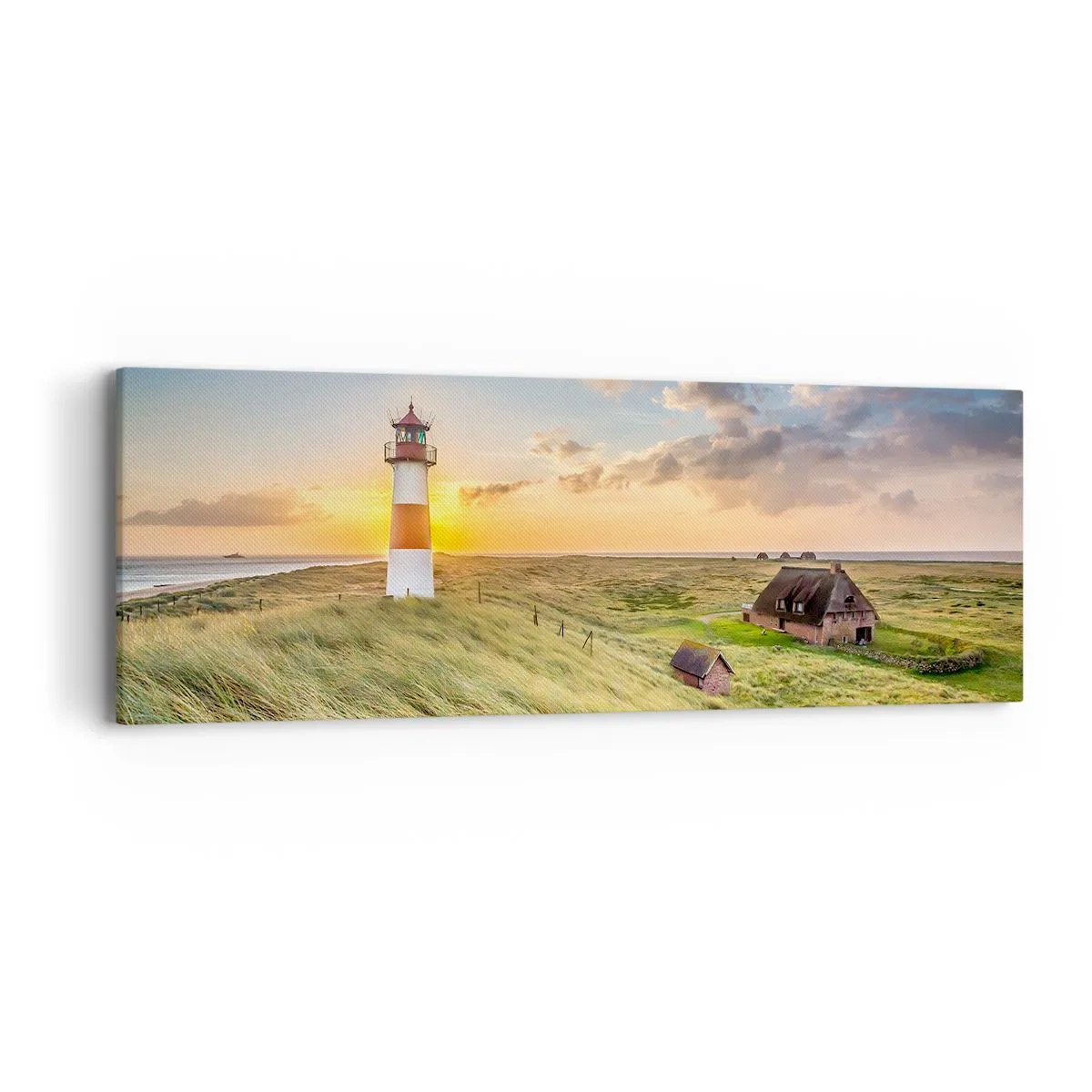 Obraz na płótnie - Między falami - 90x30 cm