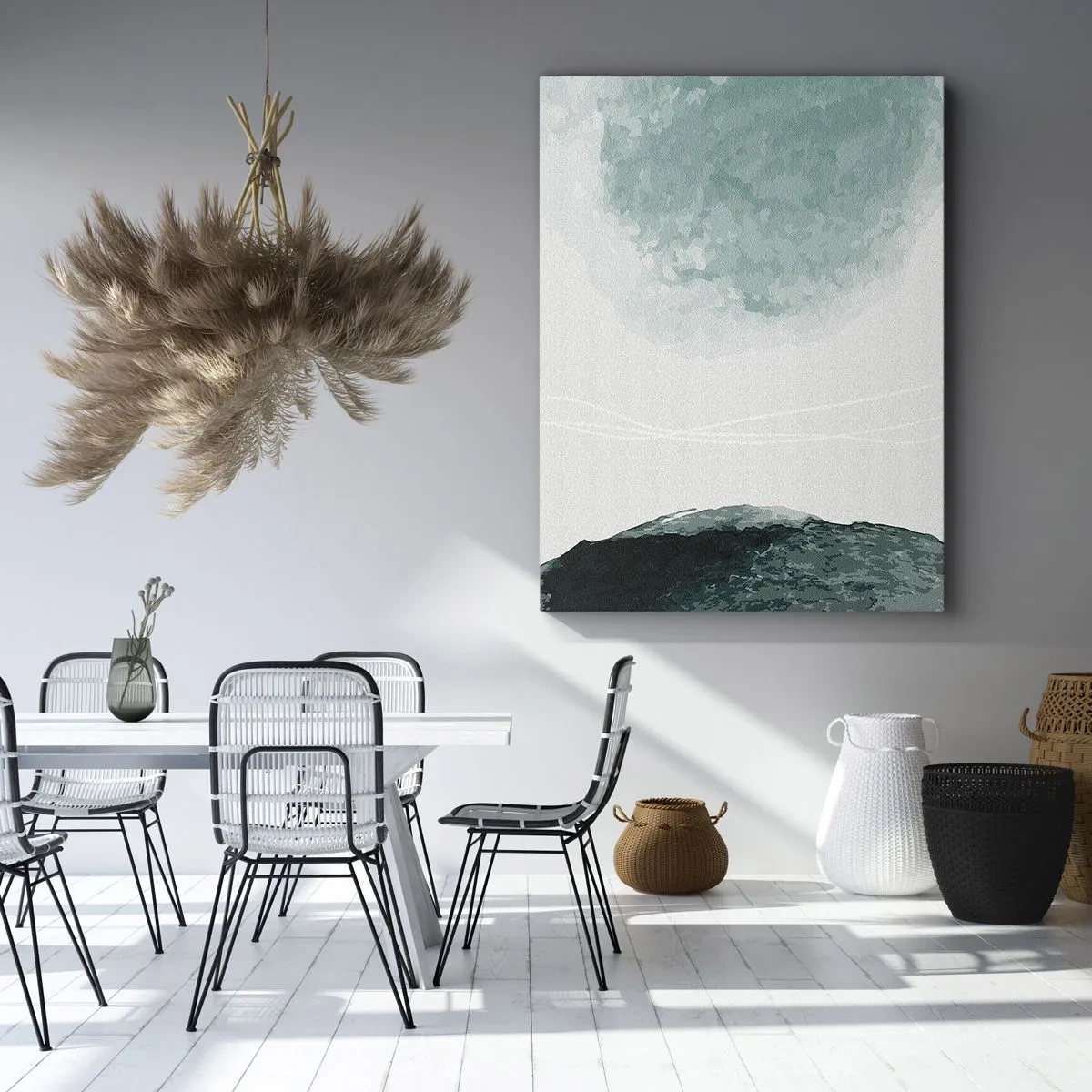 Obraz na płótnie - Spotkanie z mgłą - 45x80 cm