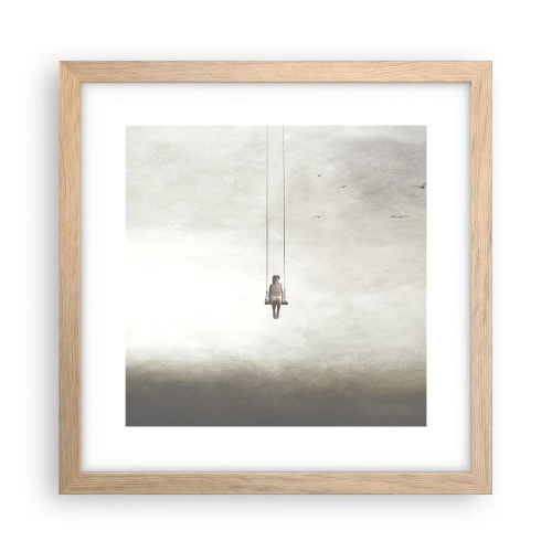 Plakat w ramie jasny dąb - Dziecko w nas - 30x30 cm