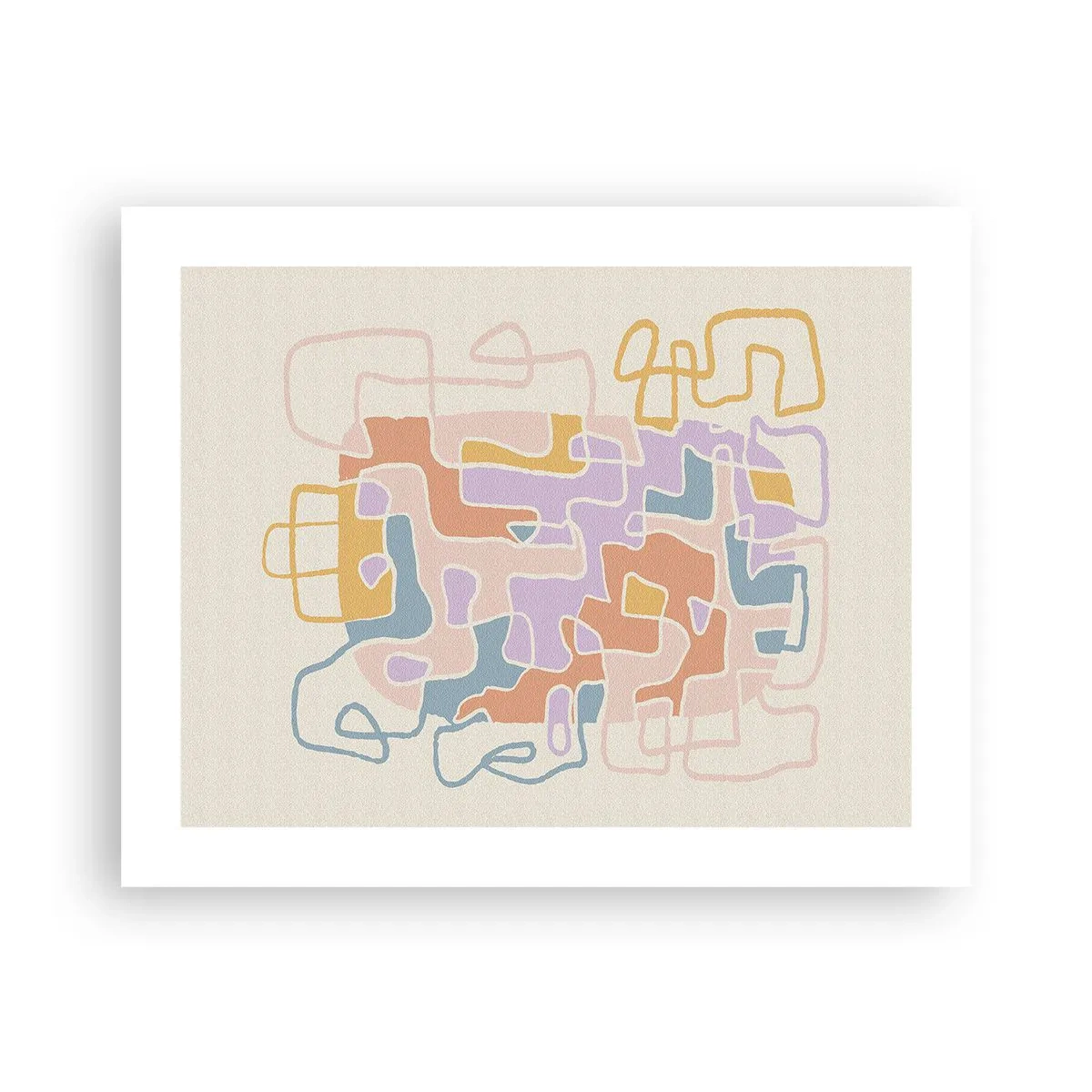 Plakat - Labirynt – radosna przygoda - 50x40 cm