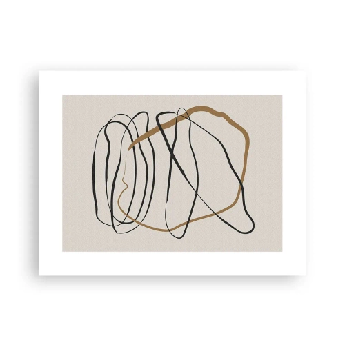 Plakat - Kompozycja – taniec opętaniec - 40x30 cm