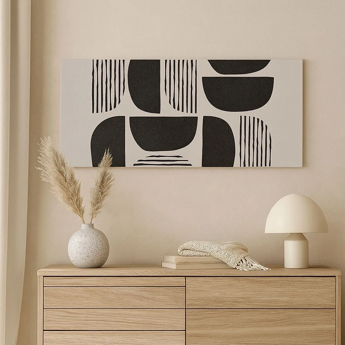 Obraz na płótnie - Połowiczne układy - 100x40 cm