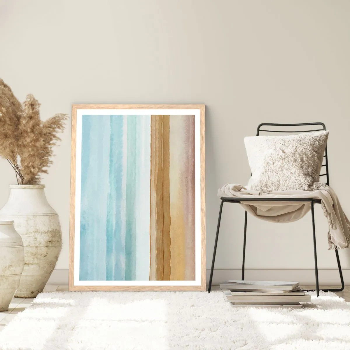 Plakat w ramie jasny dąb - Ukojenie - 50x70 cm