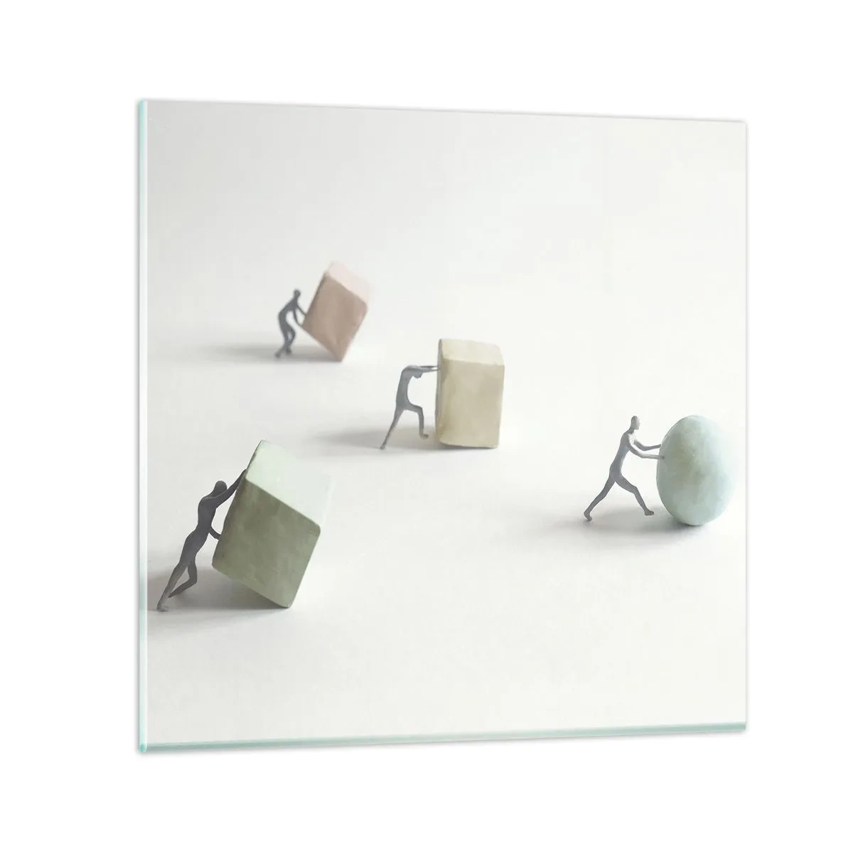 Obraz na szkle - Samo życie - 40x40 cm