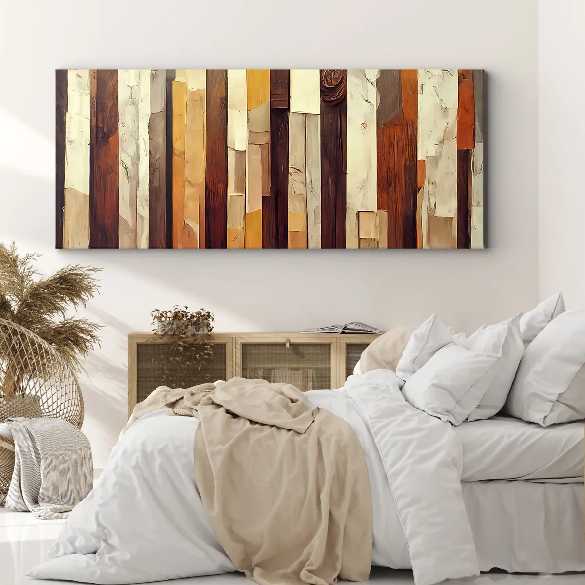 Obraz na płótnie - Hymn leśnych drzew - 100x40 cm
