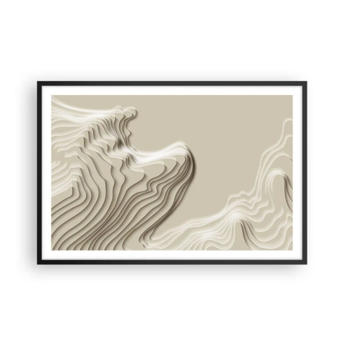 Plakat w czarnej ramie - Topografia sztuki - 91x61 cm