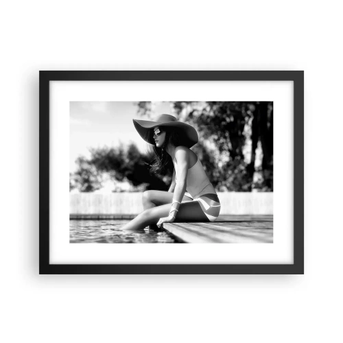 Plakat w czarnej ramie - Letnie marzenie - 40x30 cm