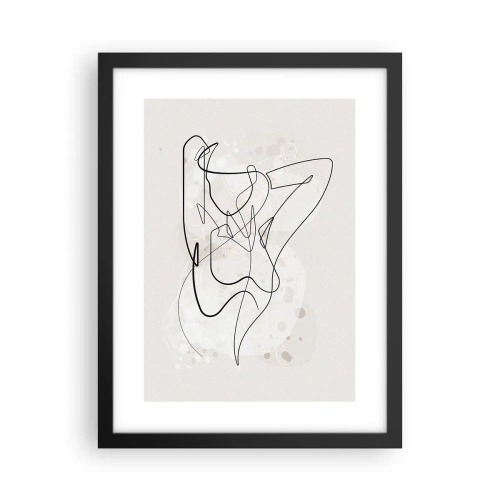Plakat w czarnej ramie - Sztuka uwodzenia - 30x40 cm