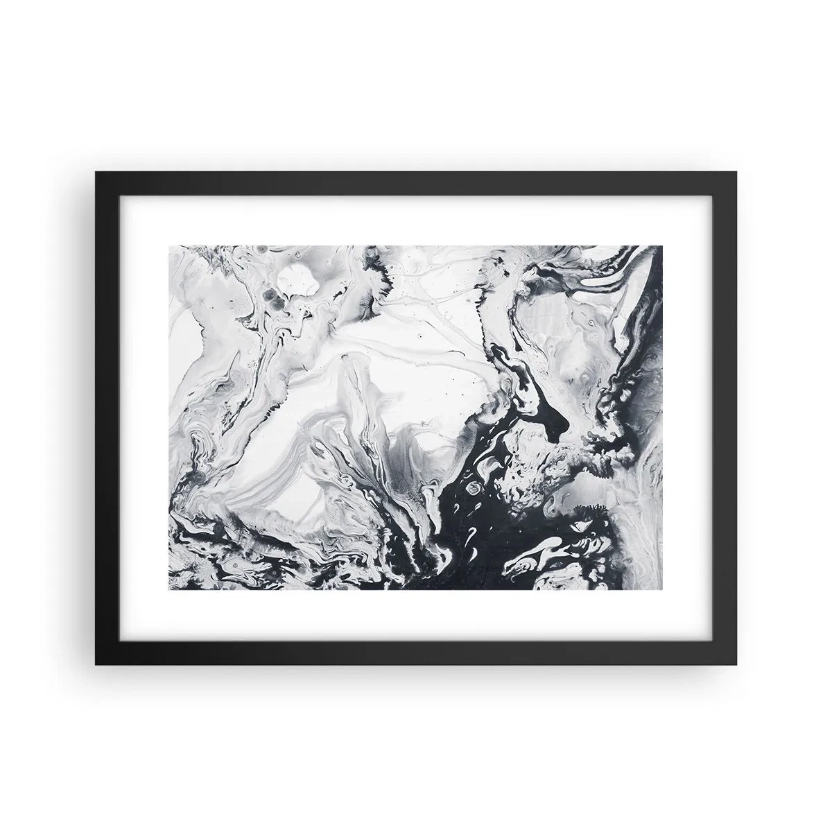 Plakat w czarnej ramie - Wnętrze Ziemi - 40x30 cm