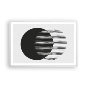 Plakat w białej ramie - Jego alter ego - 91x61 cm