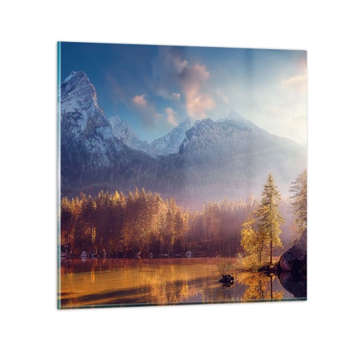 Obraz na szkle - W górach i dolinach - 70x70 cm