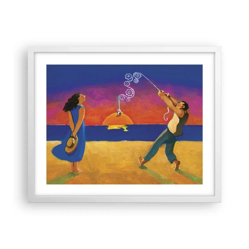 Plakat w białej ramie - Więcej niż gwiazdka z nieba - 50x40 cm