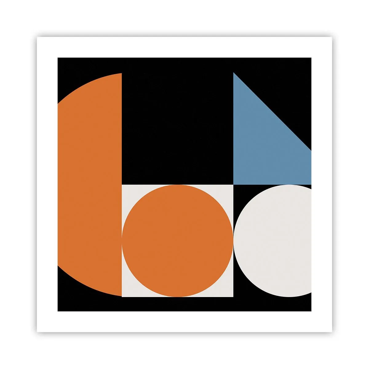 Plakat - Układ figurowy - 50x50 cm