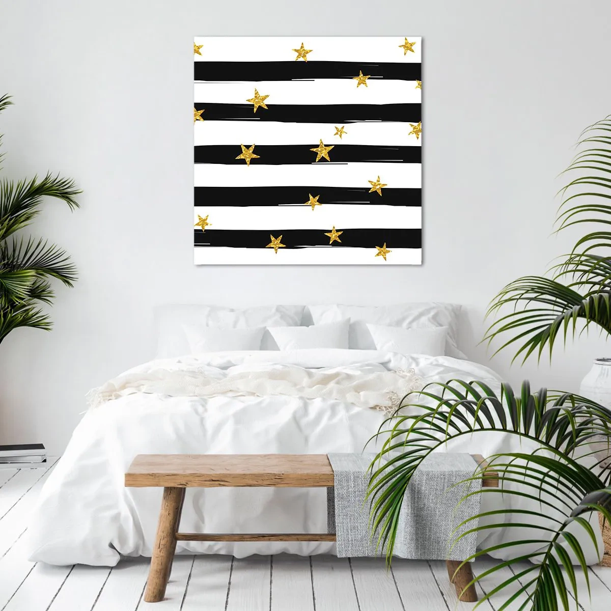 Obraz na płótnie - Wszyscy urodziliśmy się pod szczęśliwą gwiazdą - 60x60 cm