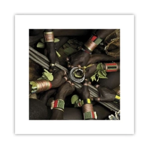 Plakat - Jesteśmy razem - 30x30 cm