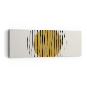 Obraz na płótnie - Abstrakcja drżąca od żaru - 90x30 cm