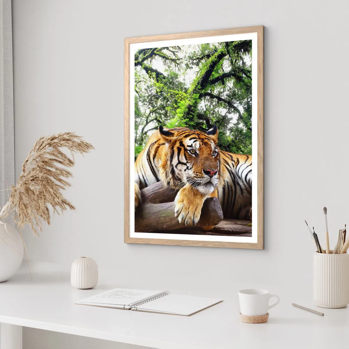 Plakat w ramie jasny dąb - Z wyrazami szacunku - 30x40 cm