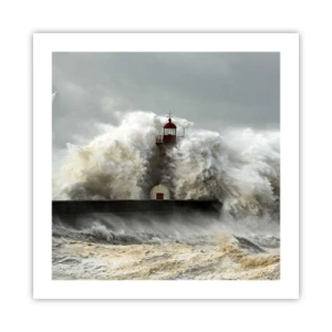 Plakat - Gniew oceanu - 50x50 cm