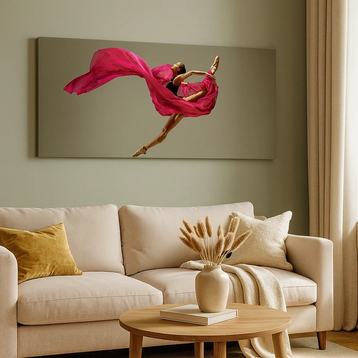 Obraz na płótnie - Tańczący płomień - 30x30 cm